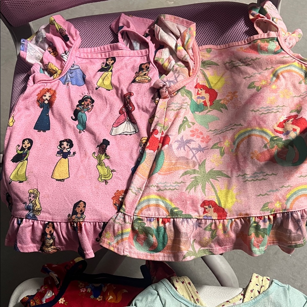 Disney Pink Princess Jumpsuit & Romper Set